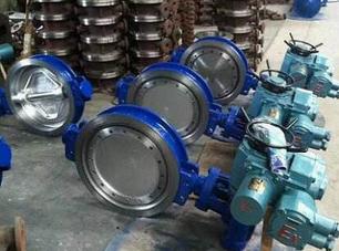 對夾(jiá)式電動調節蝶(die)閥