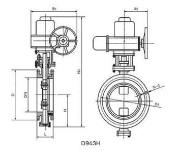 電動調(diao)節蝶閥(fa) 電動調(diao)節蝶閥(fá)