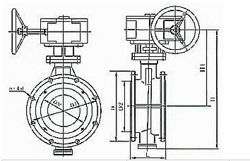 對(dui)夾式硬(yìng)密封蝶(dié)閥結構(gou)圖 對夾(jiá)式硬密(mì)封蝶閥(fa)結構圖(tu)