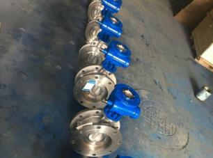 三偏心法蘭(lán)式渦輪蝶閥